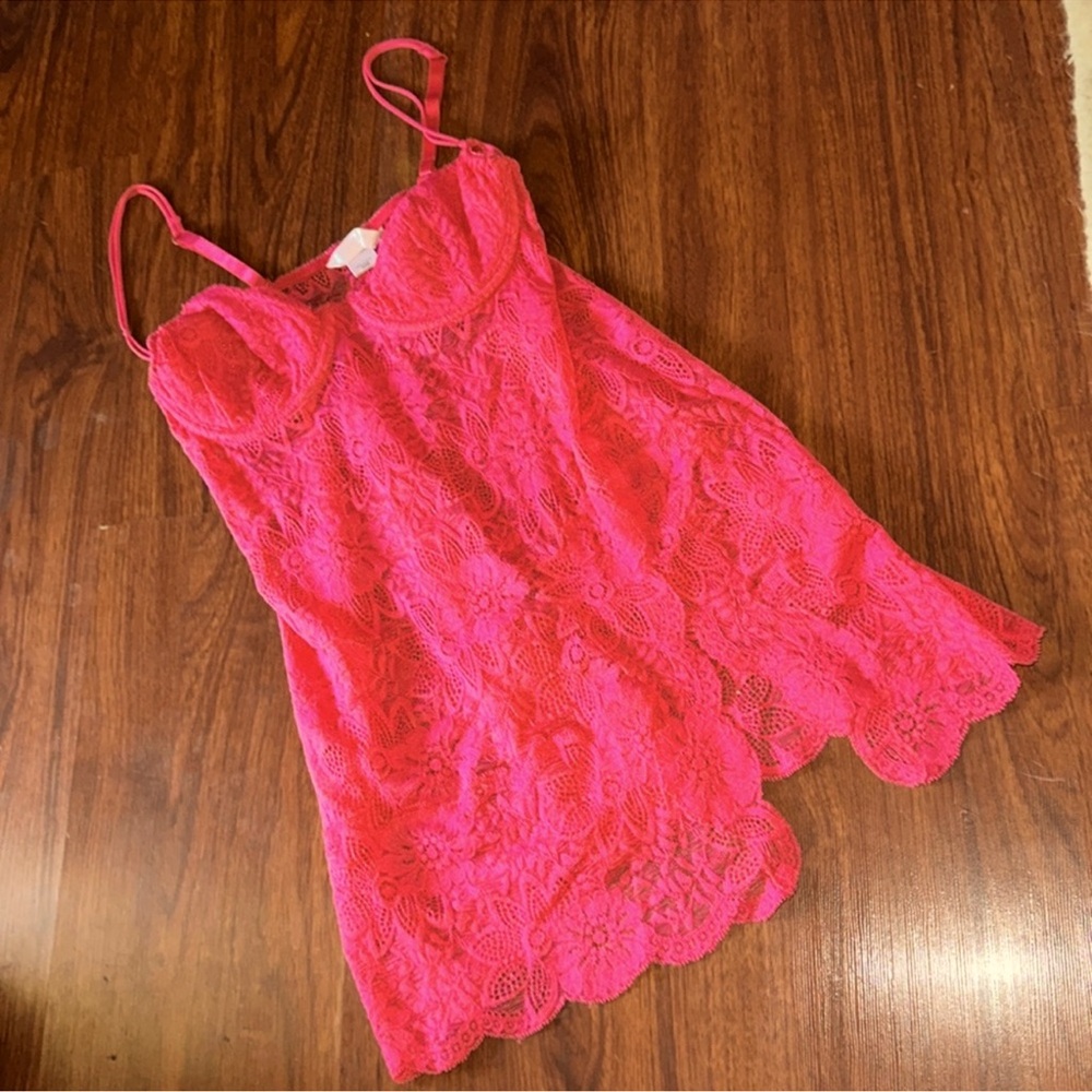 Victoria's Secret Pink Lace Chemise